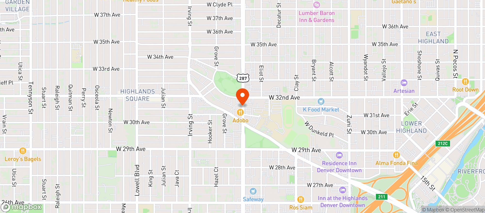 Map showing Golden Meds Federal