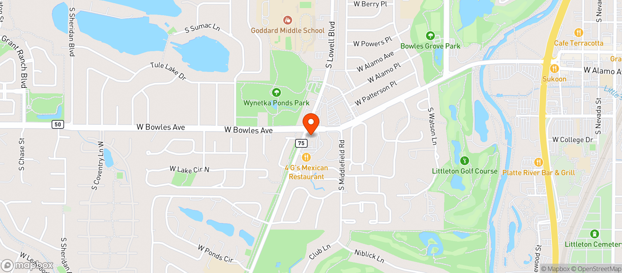 Map showing Circle K #2709869