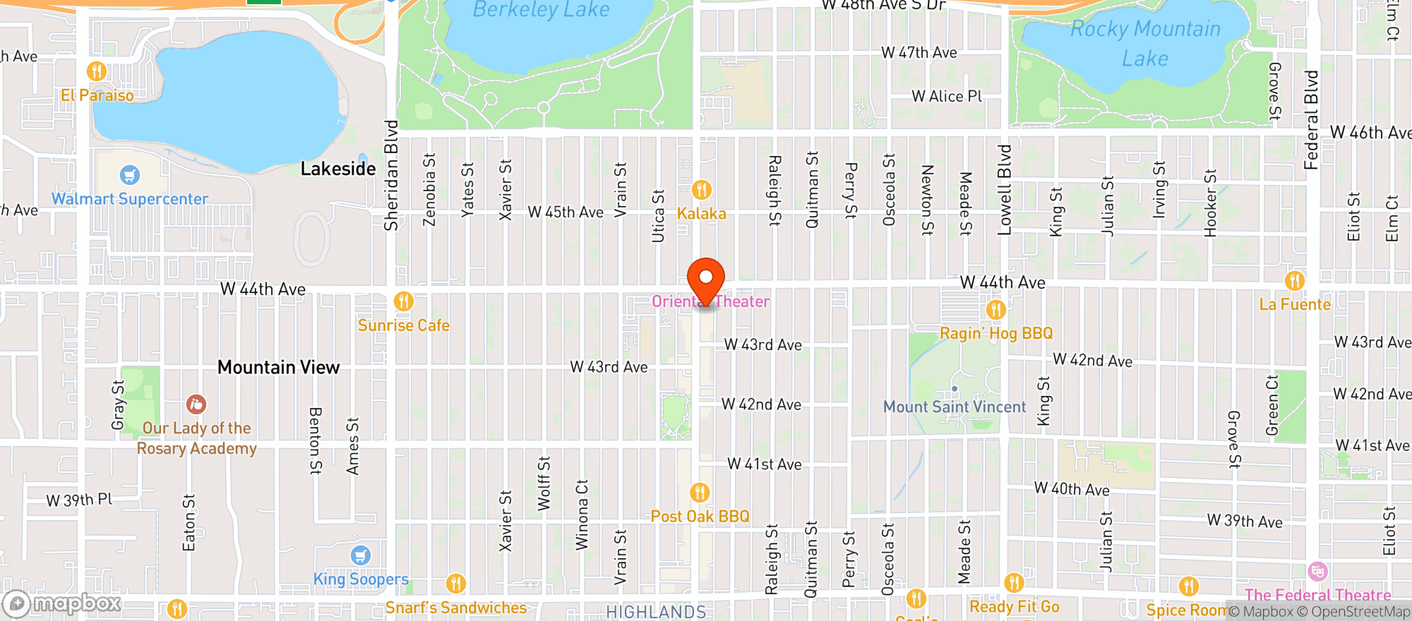 Map showing Alley Brews