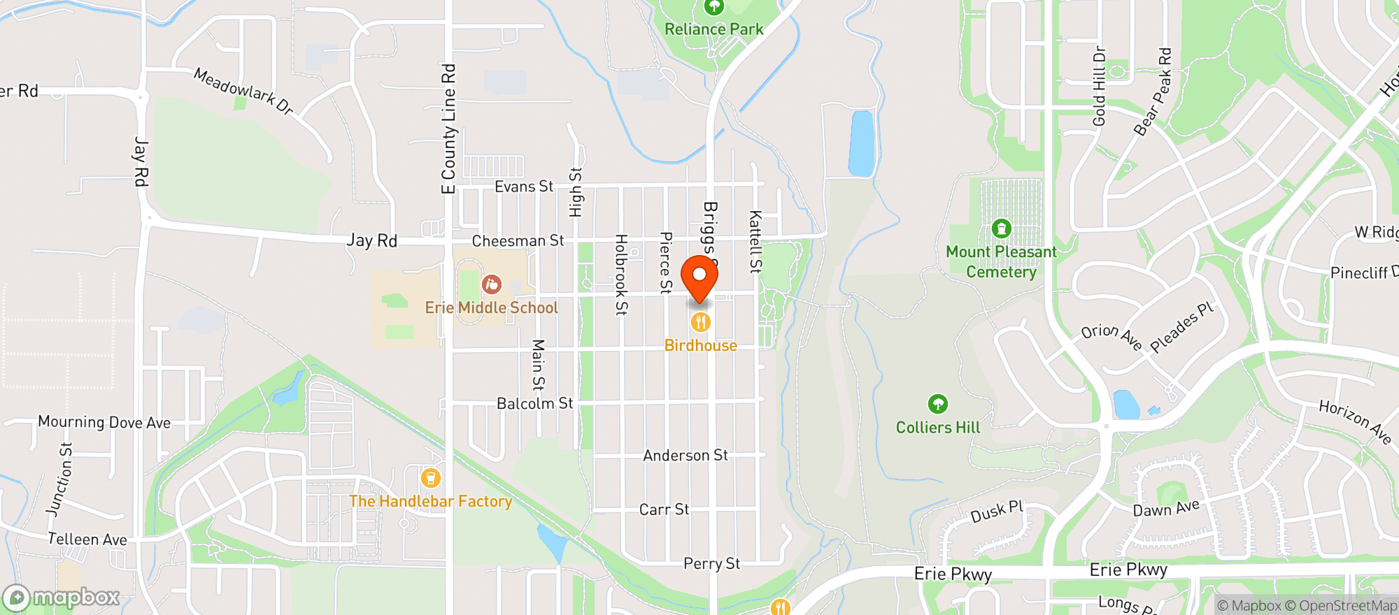 Map showing 24 Carrot Bistro