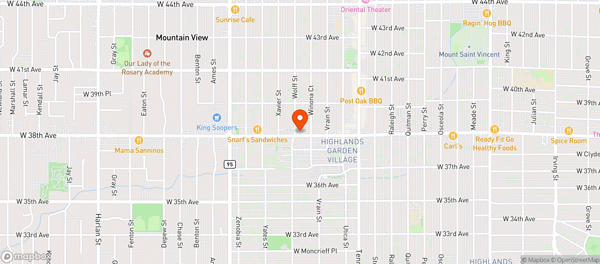 Map showing The Joint