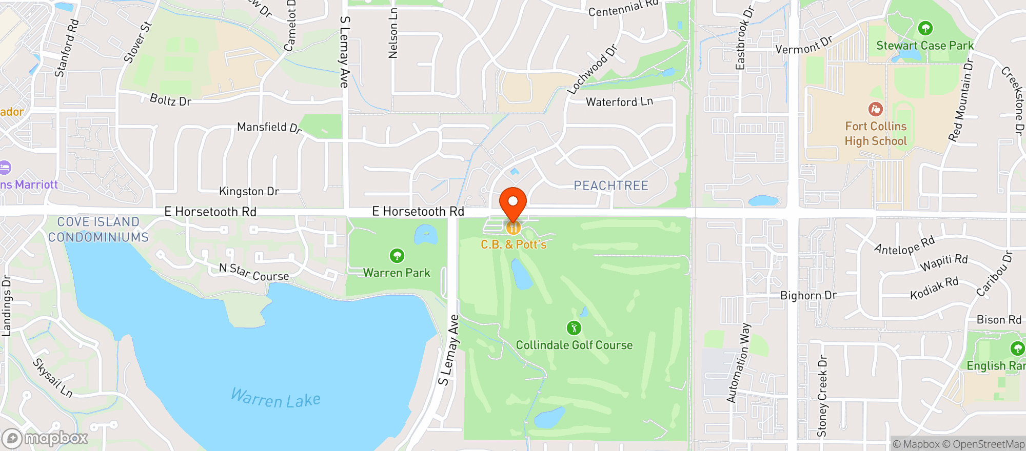 Map showing Crown Club At Collindal #0