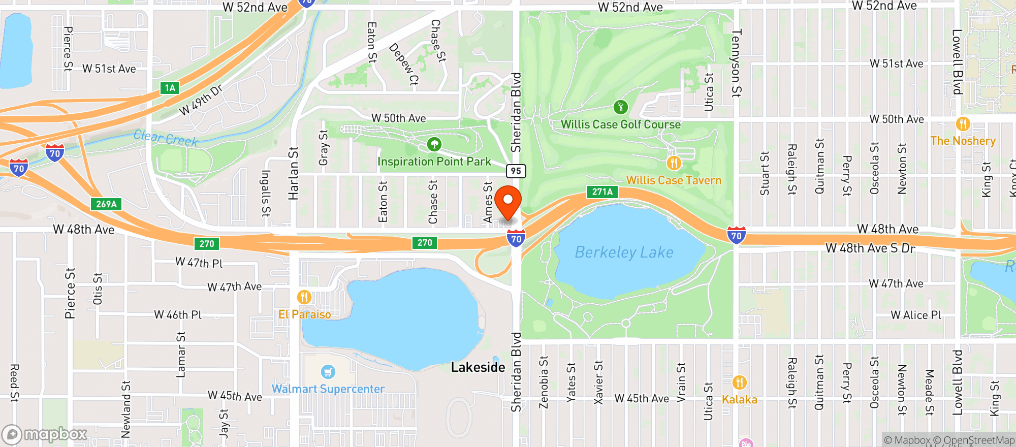 Map showing Levels - Sheridan