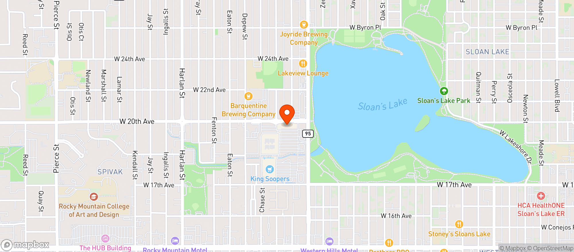 Map showing Gnc