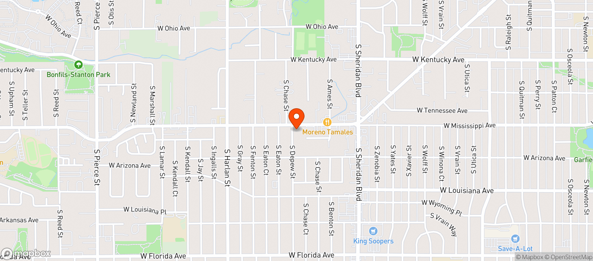 Map showing U Pump Inc