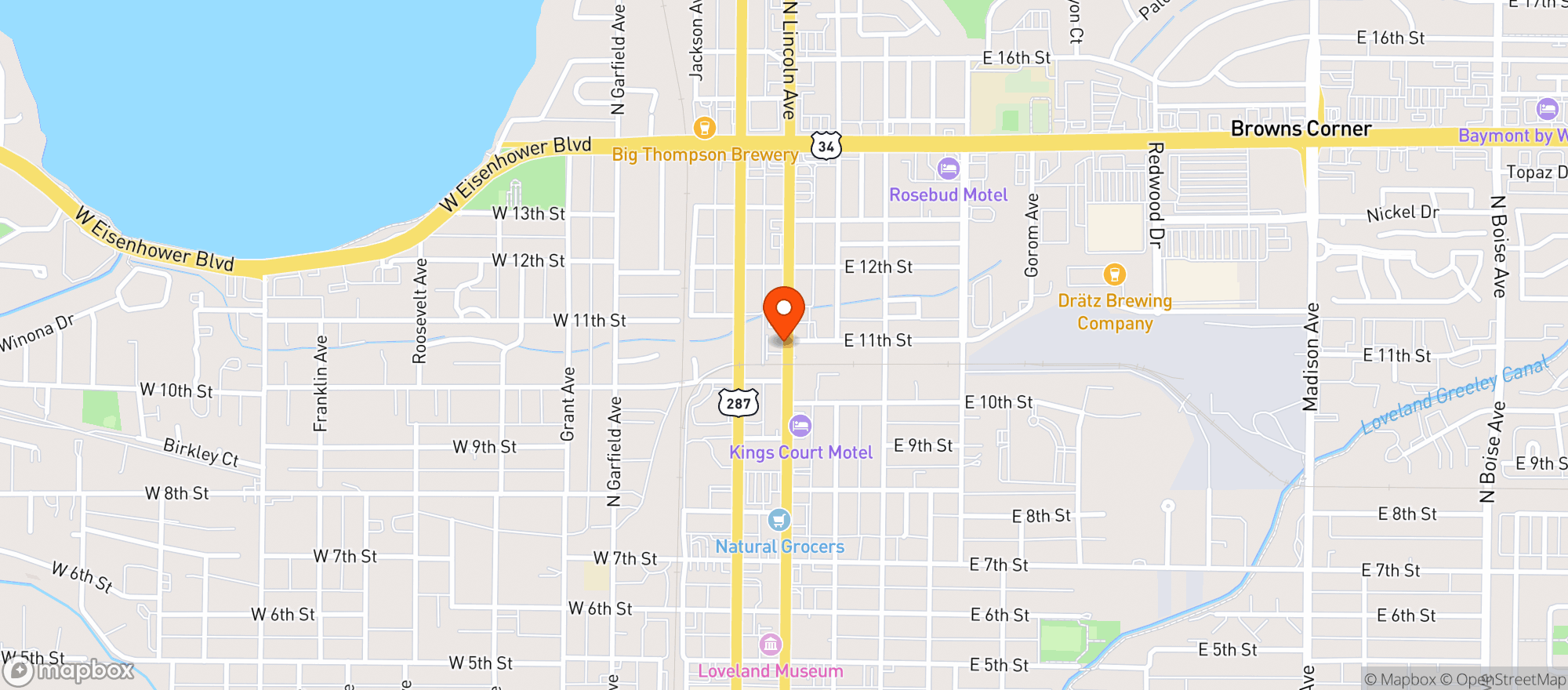 Map showing Big D Oil #61, Big D Oil Company