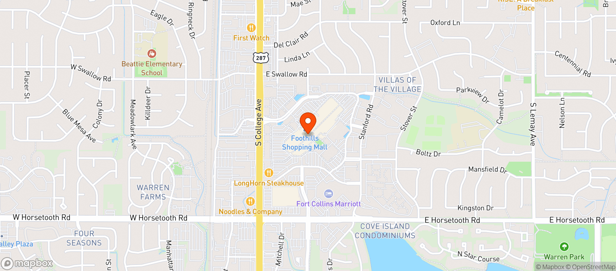 Map showing Smok Barbecue