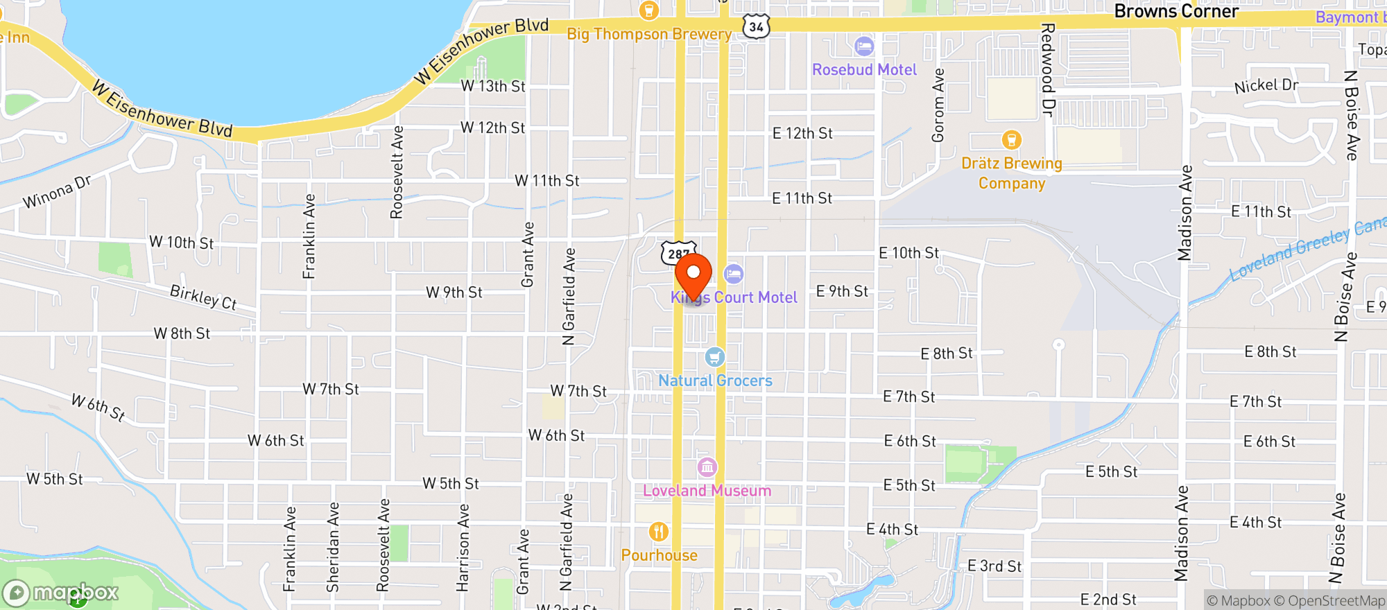 Map showing Safeway #2915 - Cleveland