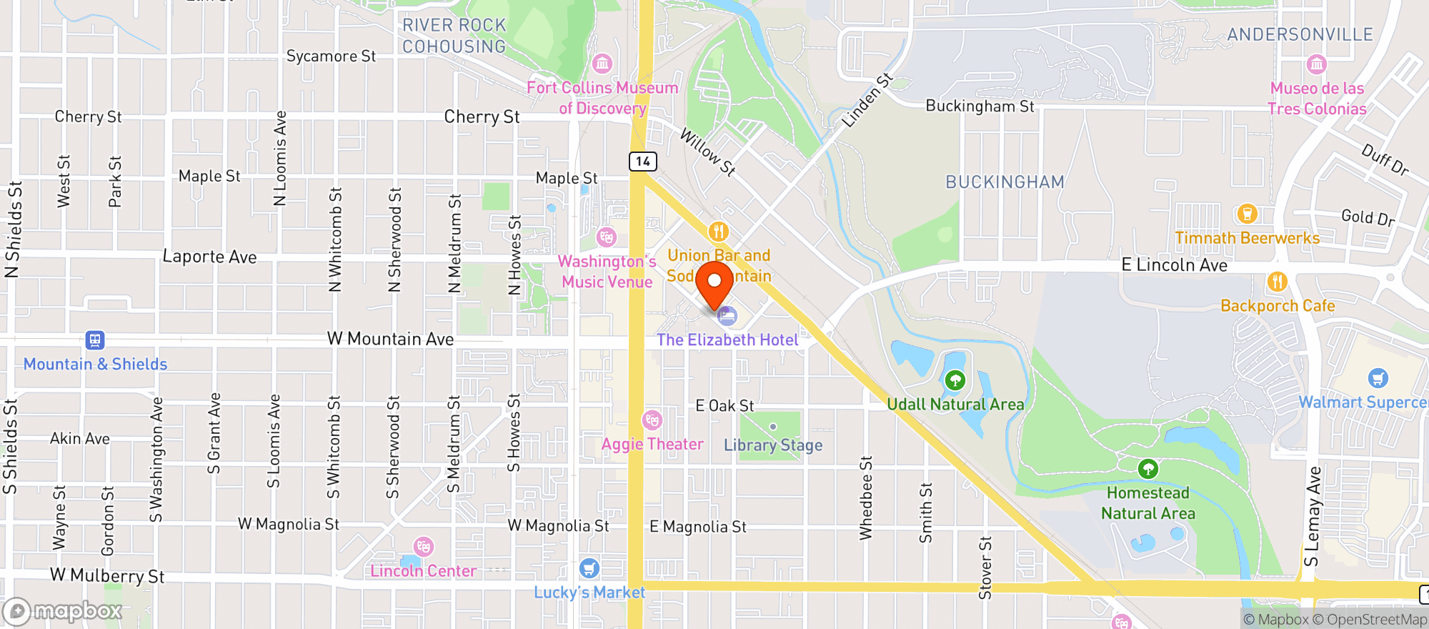 Map showing Bean Cycle Roasters #0700411173
