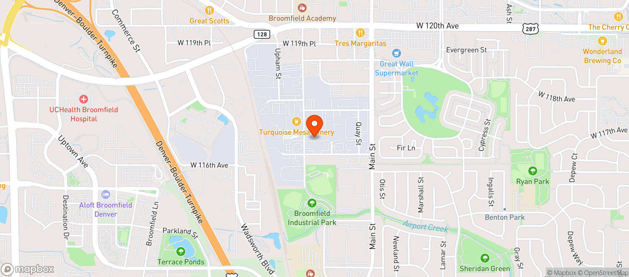 Map showing Confidential Cannabis