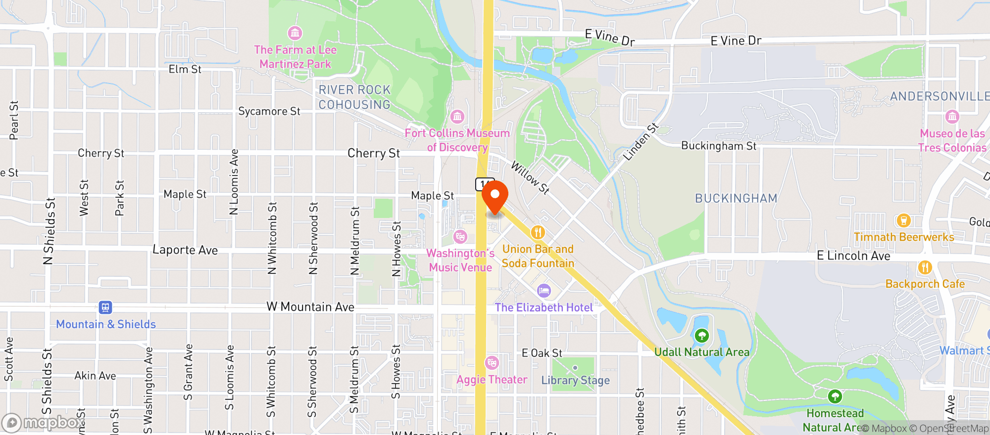 Map showing Wobble Hifi