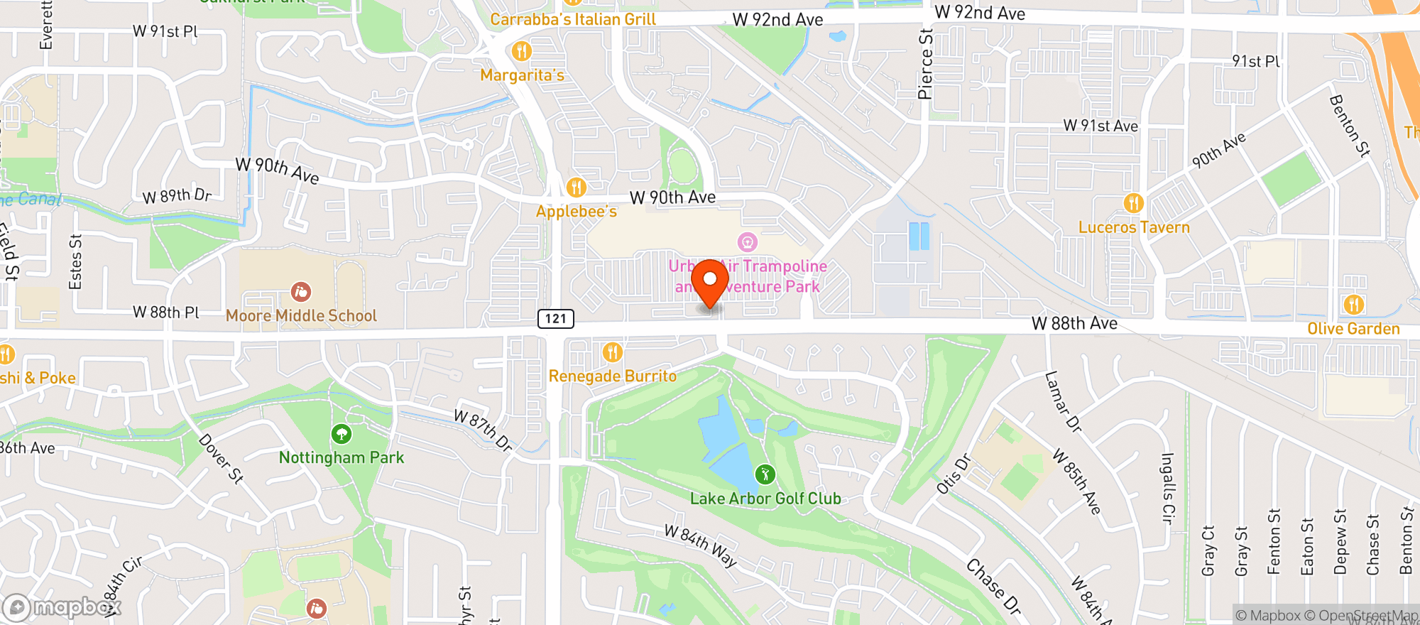 Map showing Torchys Tacos #43