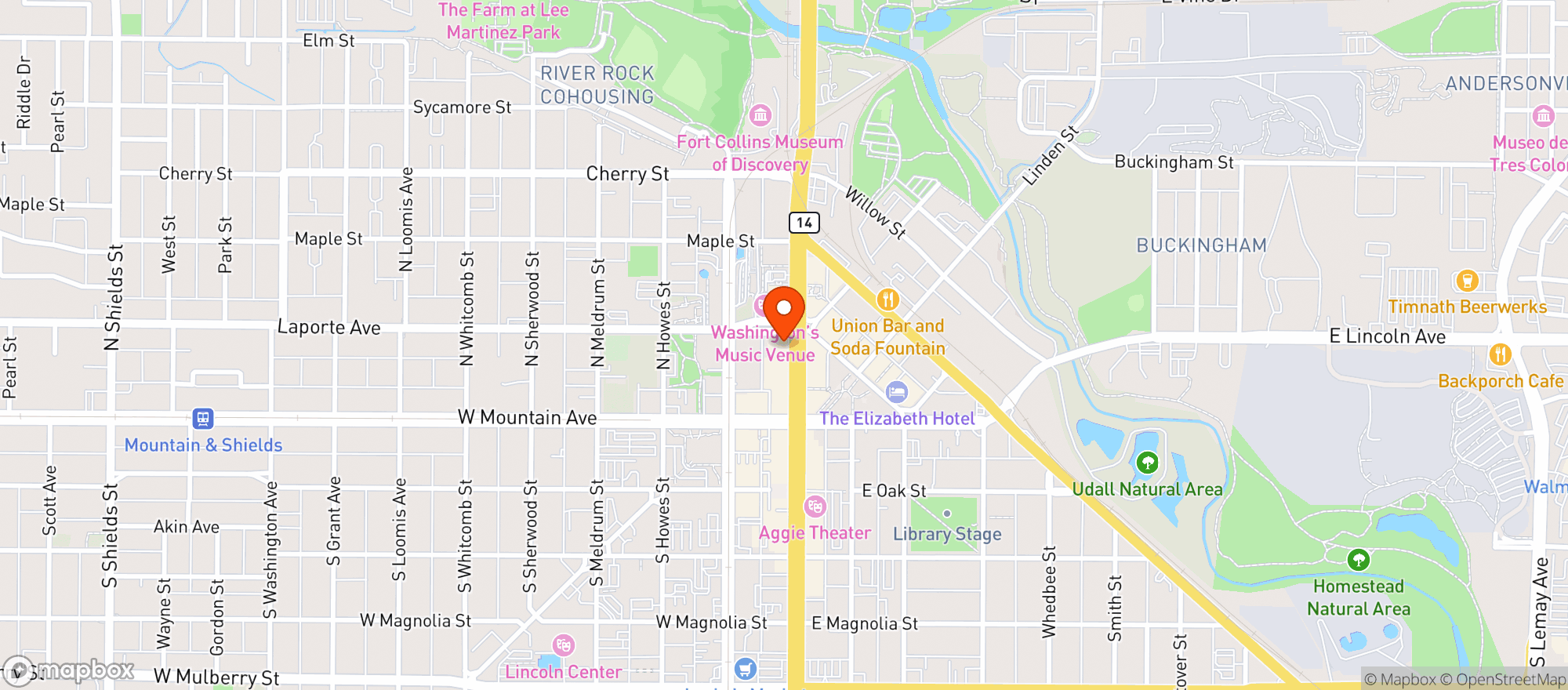 Map showing Schneiders Schnitzel Service