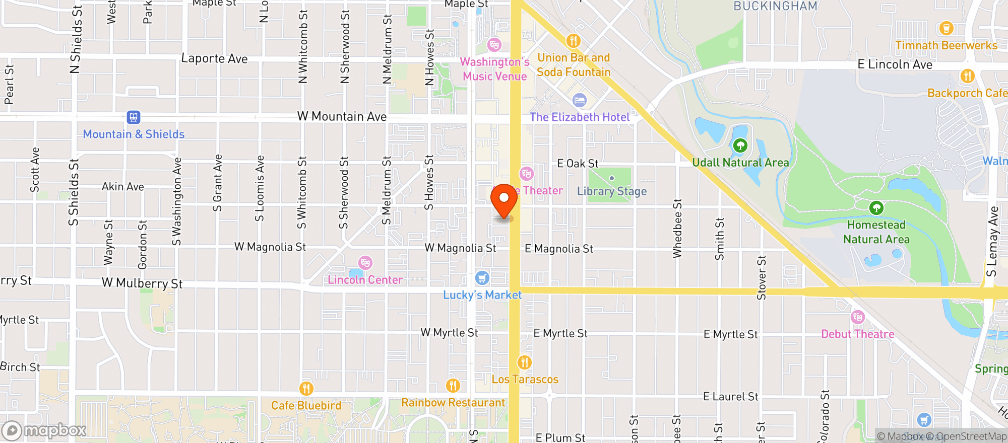 Map showing Tap And Handle