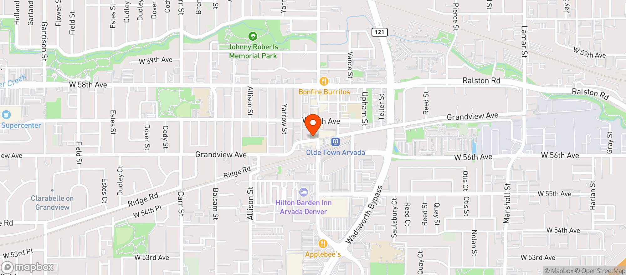 Map showing Stone Cellar Bistro