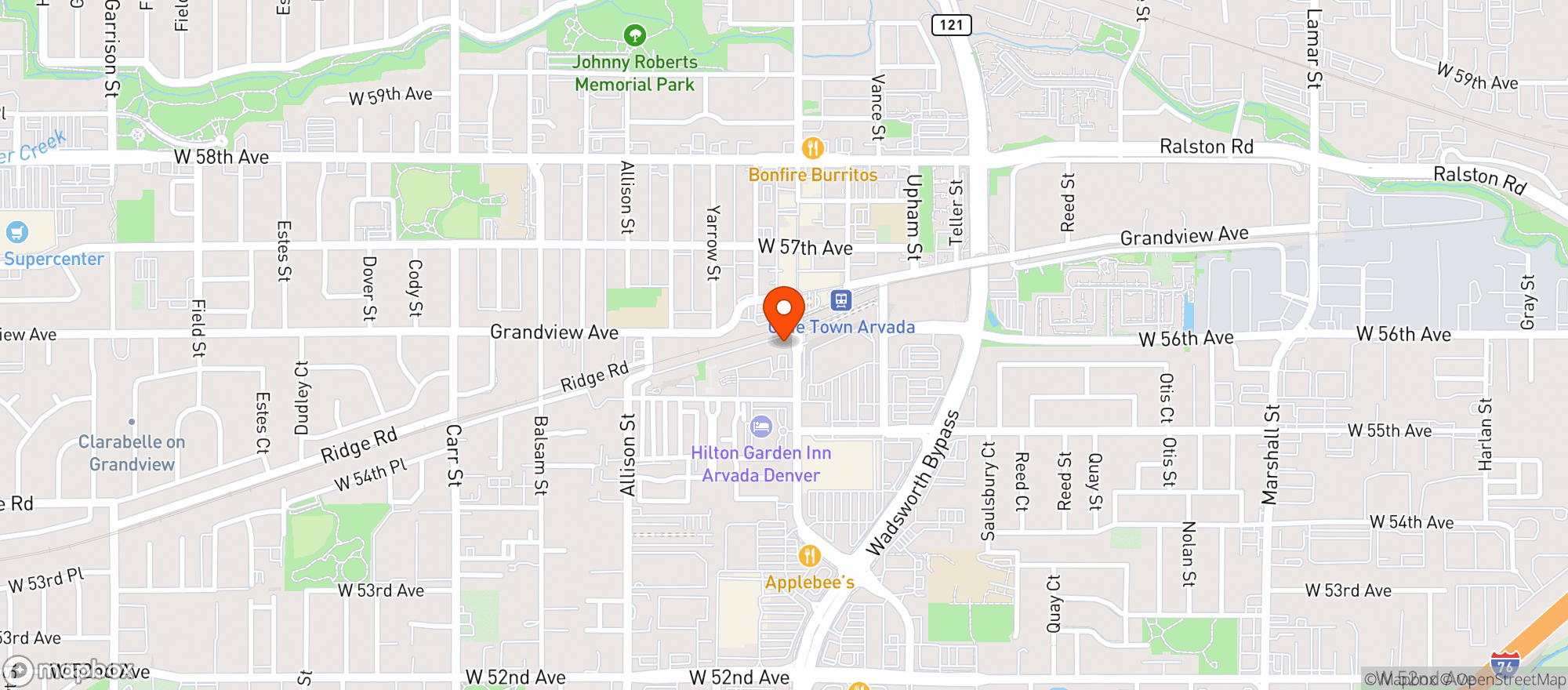 Map showing Water Tower Liquors