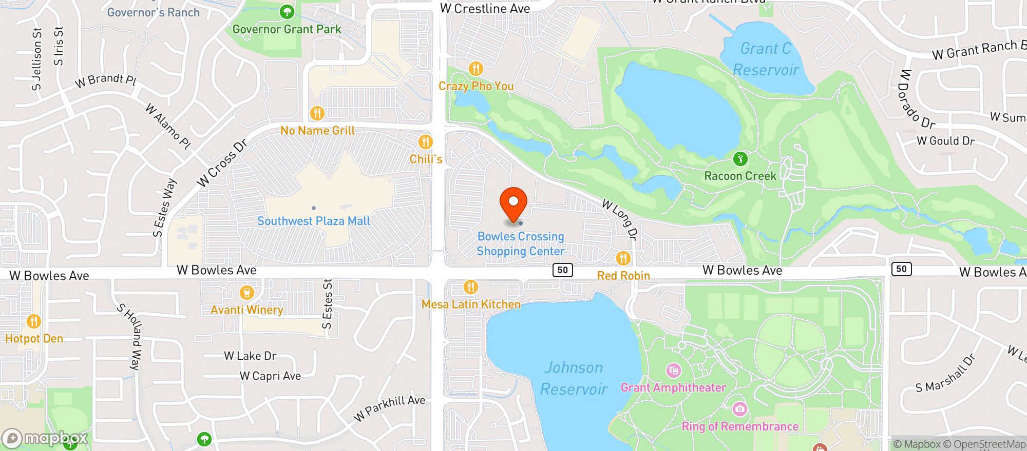 Map showing Arrow Liquormart