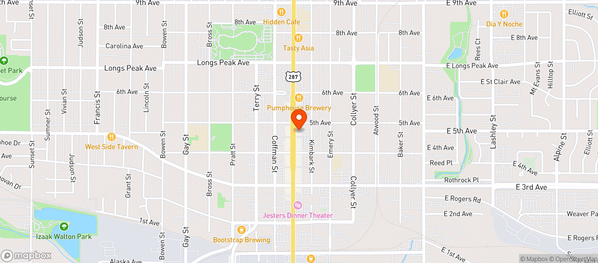 Map showing Teocalli Cocina #0