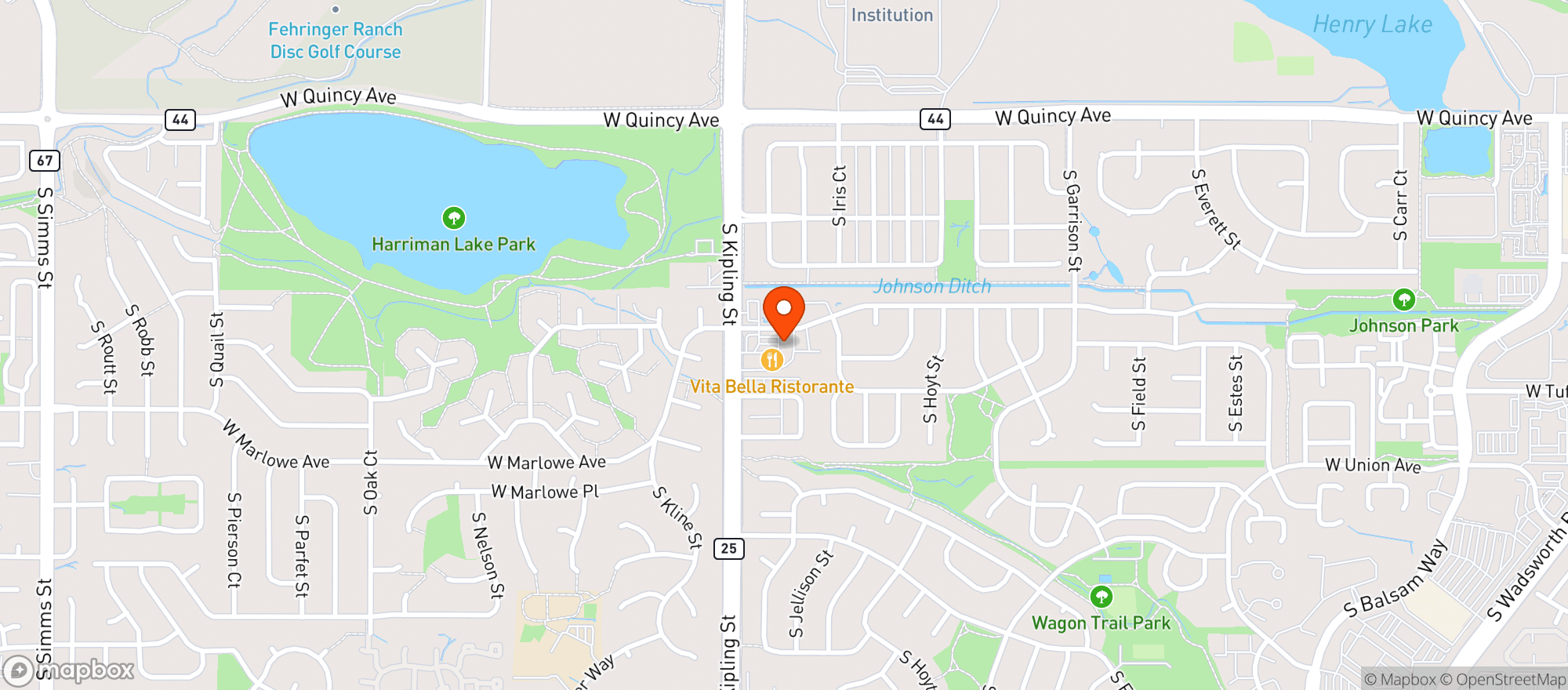Map showing Colorado Cannabis Connection