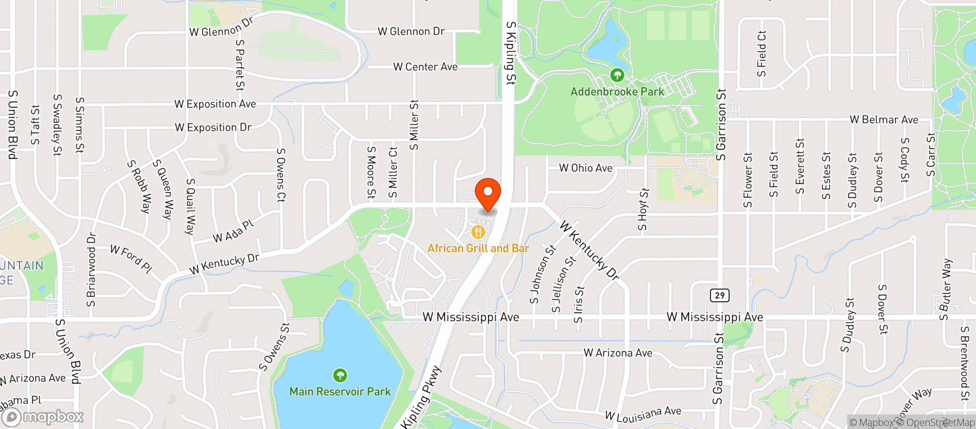Map showing CONOCO