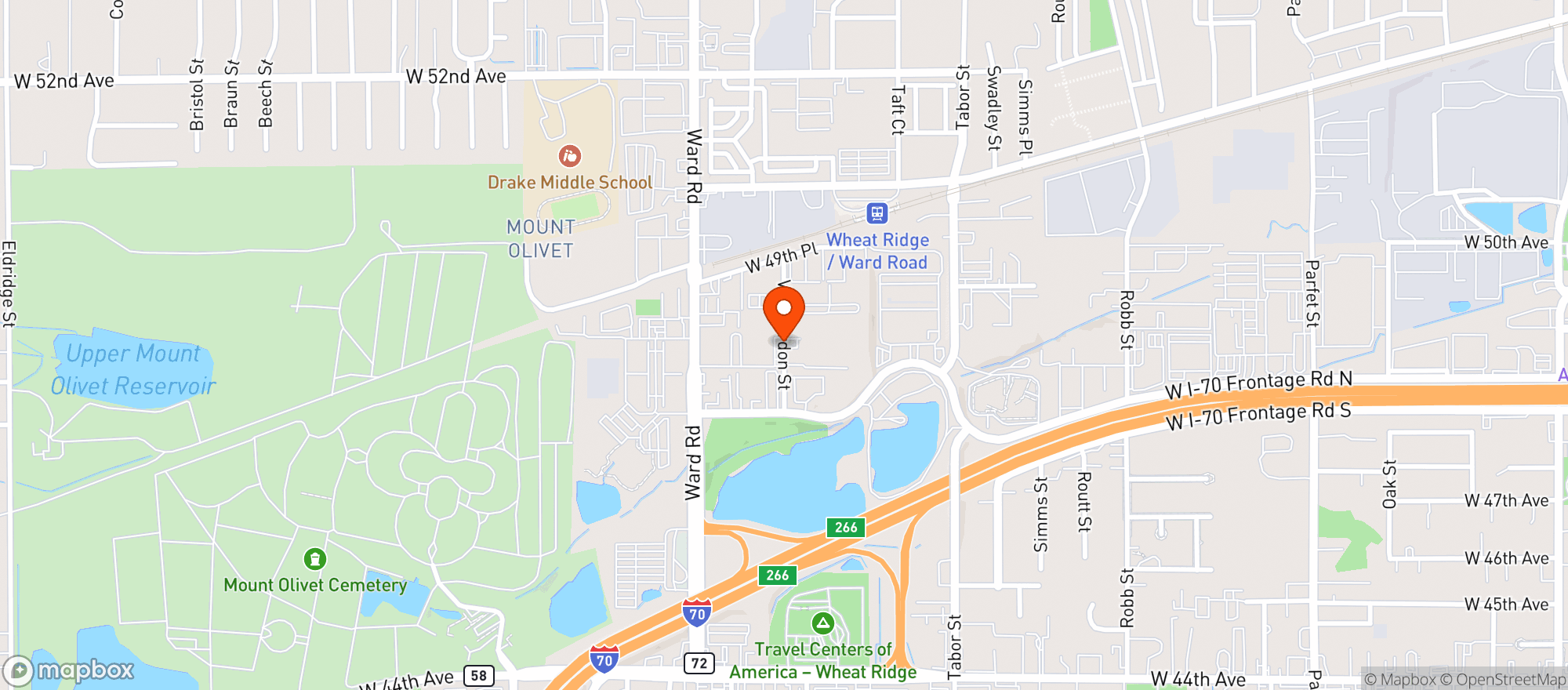 Map showing Solace Meds Of Wheatridge - Rec