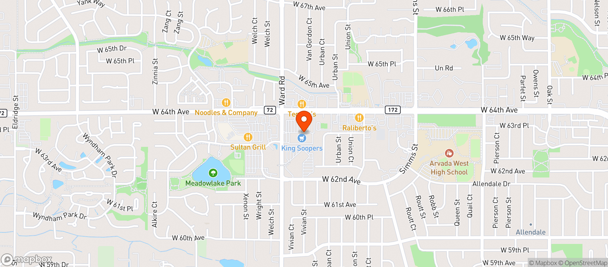 Map showing Mt Fuji Sushi And Hibachi