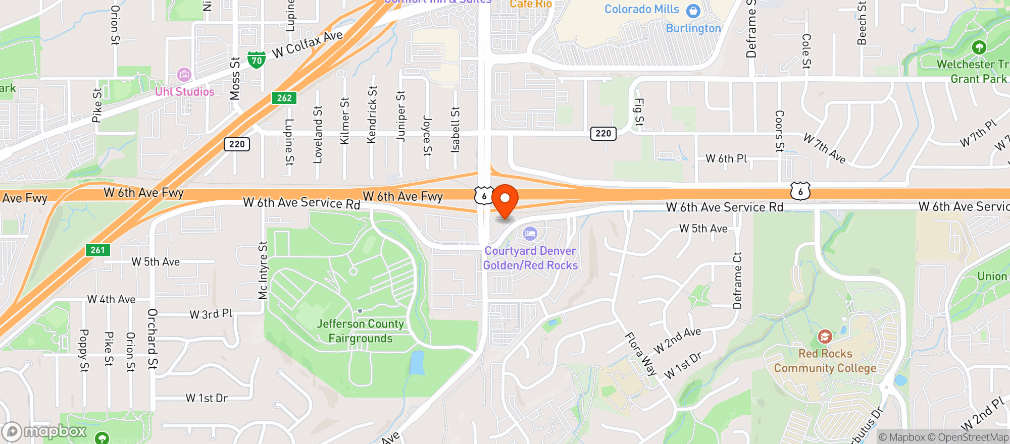 Map showing Light Rail Wine and Ale (Liquor Store)