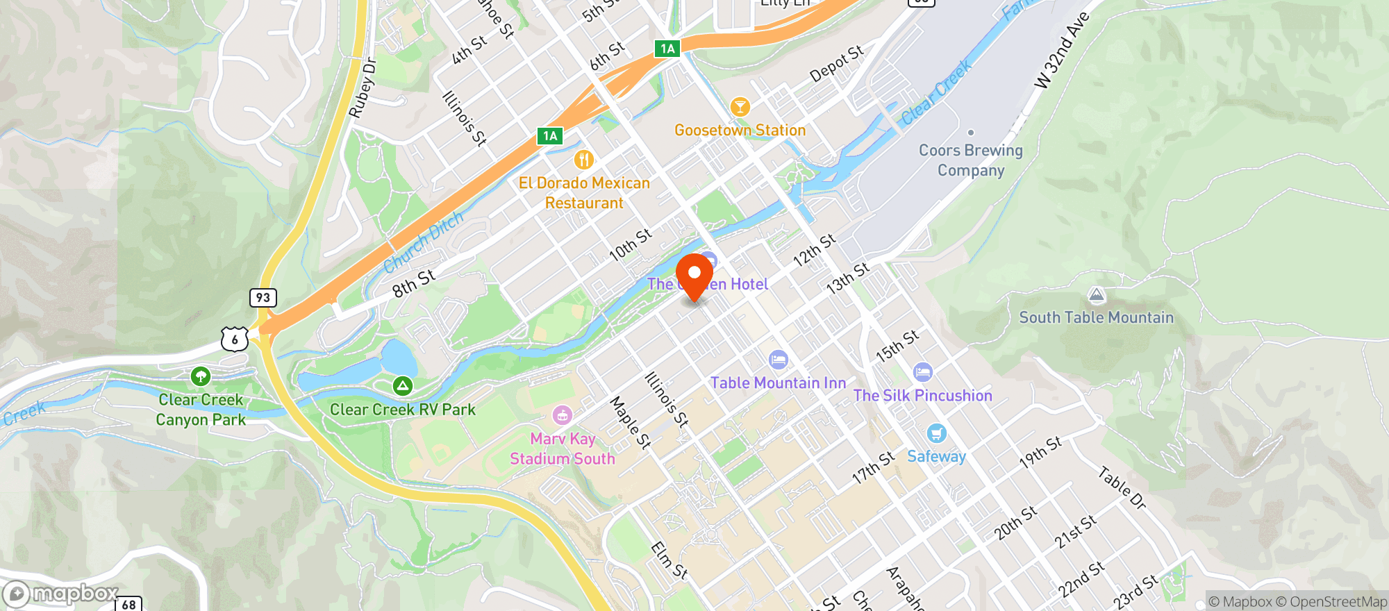 Map showing King Of Wings Tap & Tequila