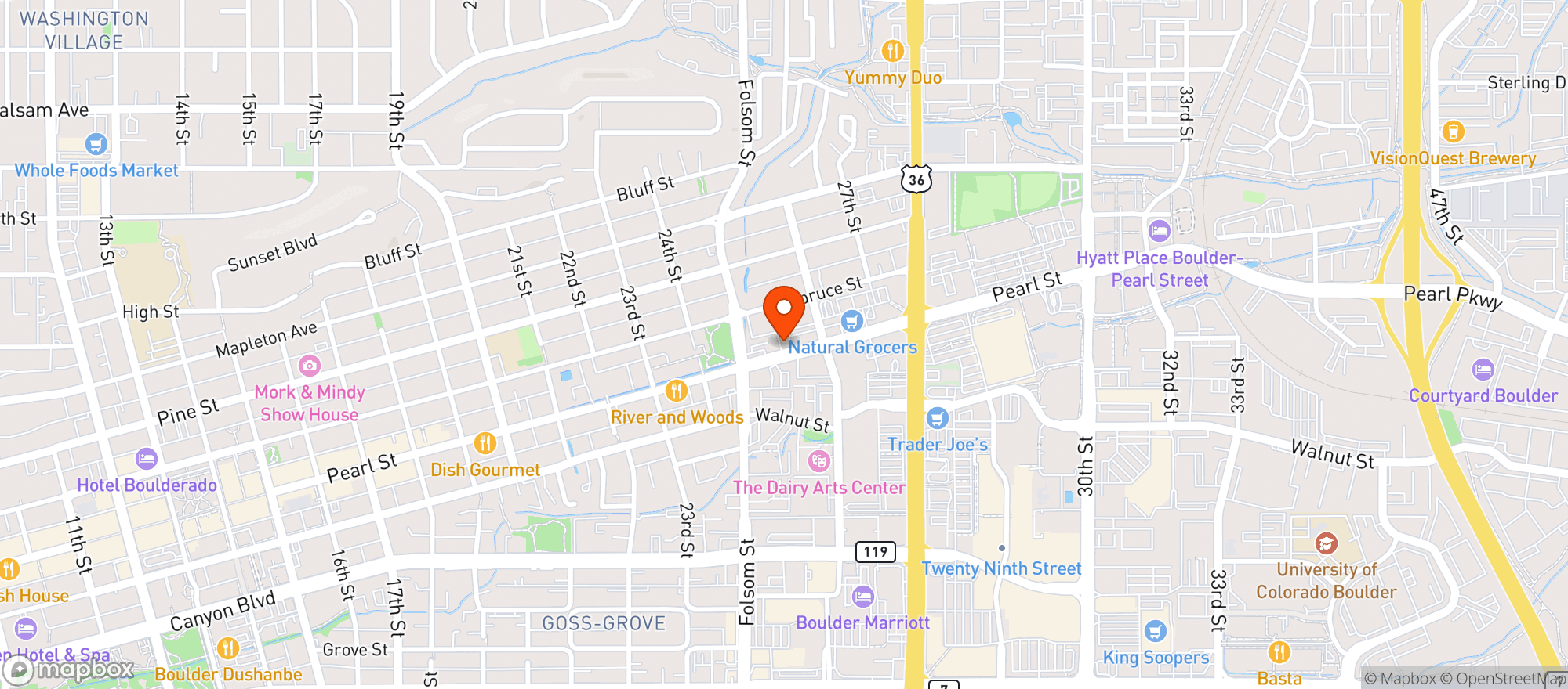 Map showing Cannabis Studio