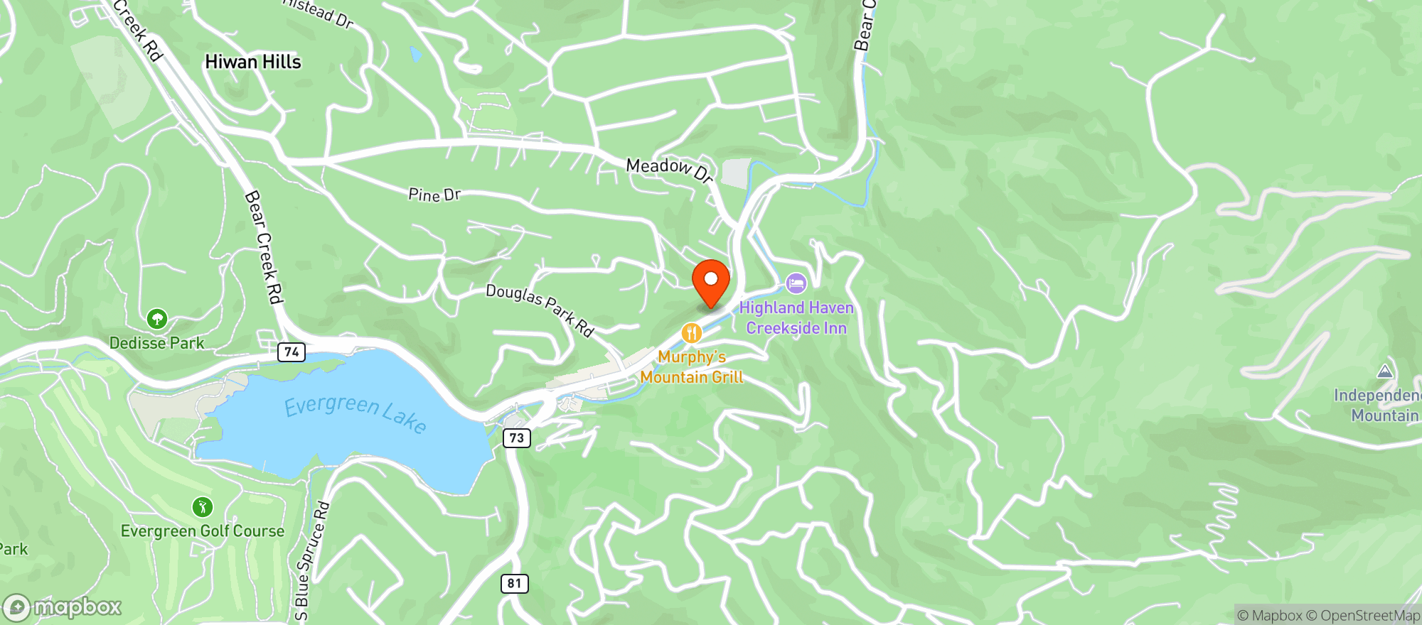 Map showing Revival Brews