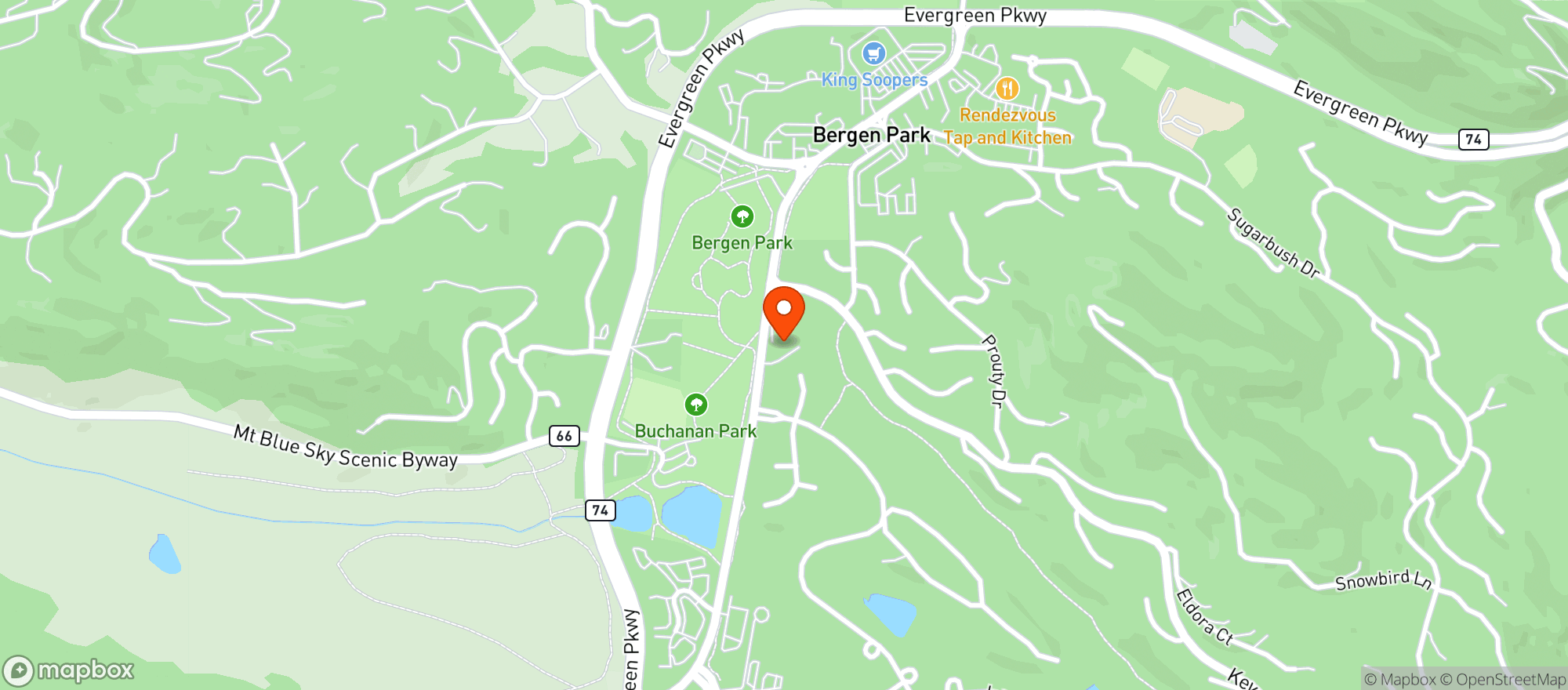Map showing Bistro L'Etoile