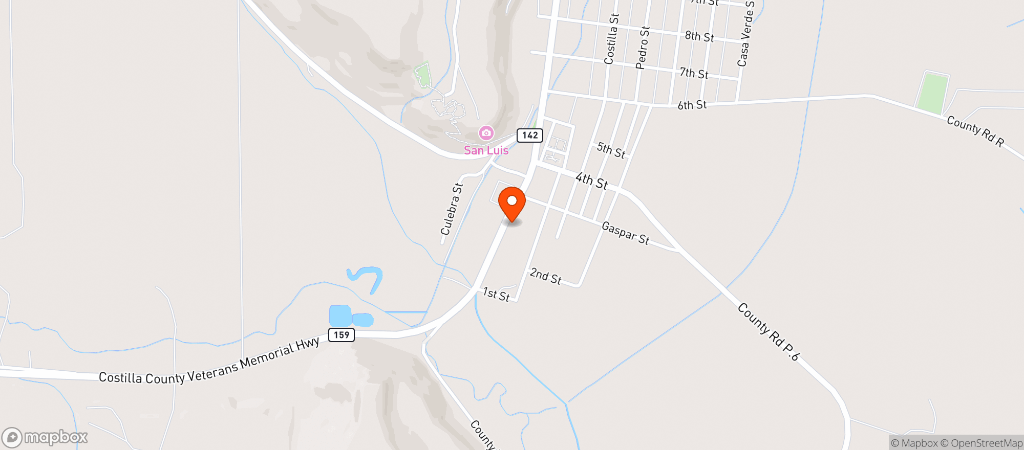 Map showing Mrs Rios Restaurant