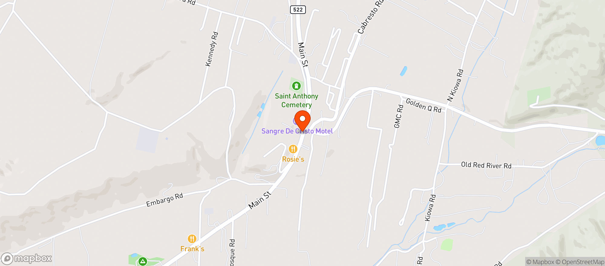 Map showing Village Stop N Go