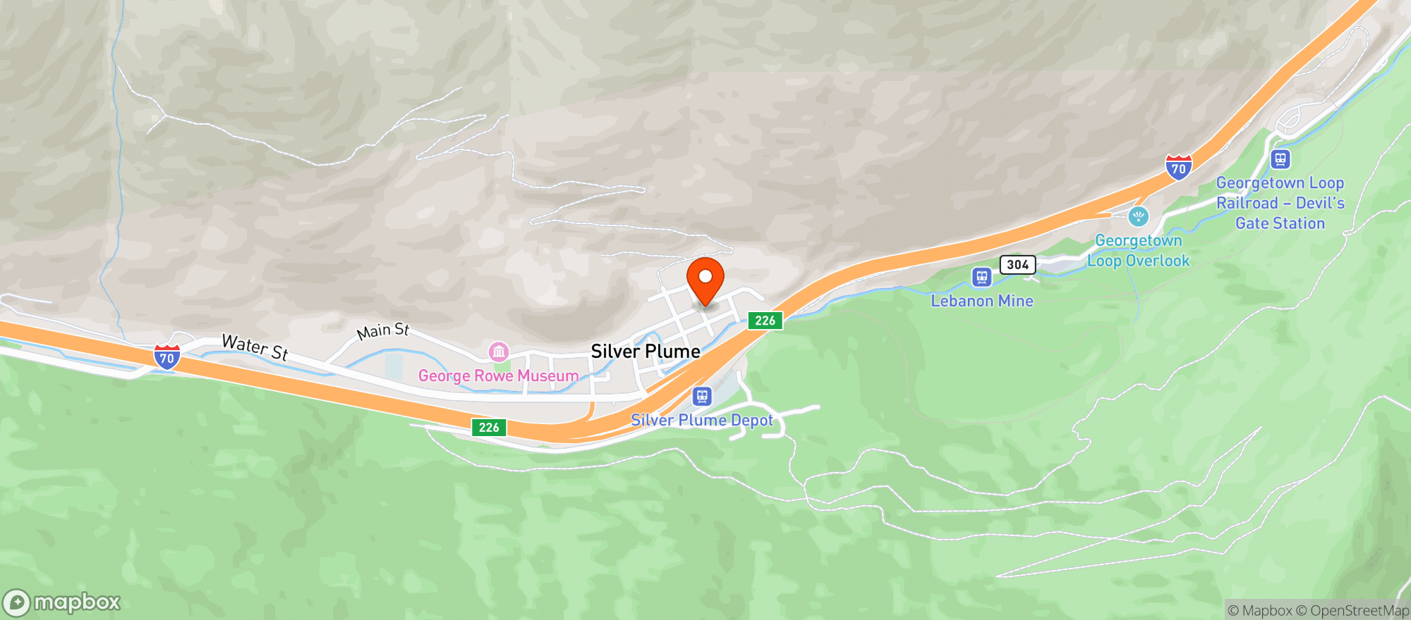 Map showing Bread Bar The