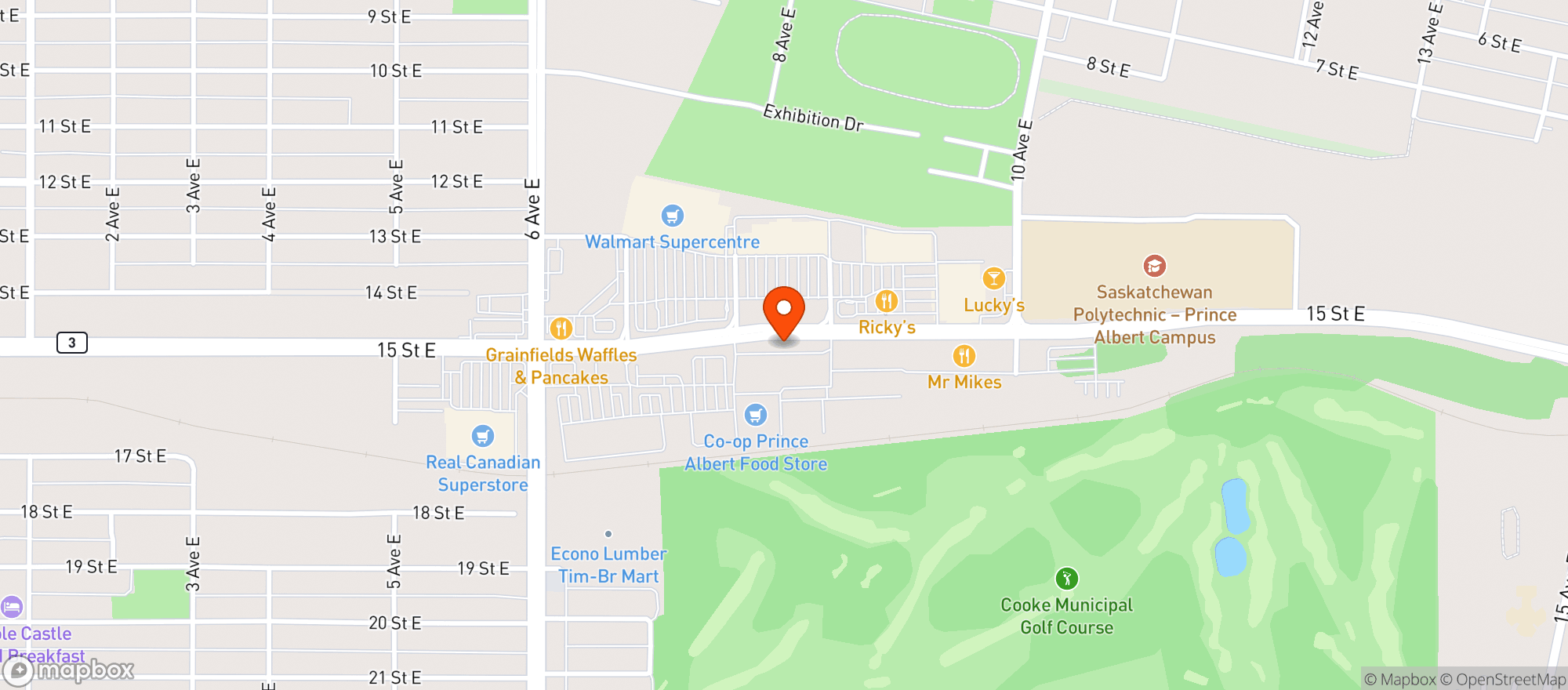 Map showing Save-on-foods