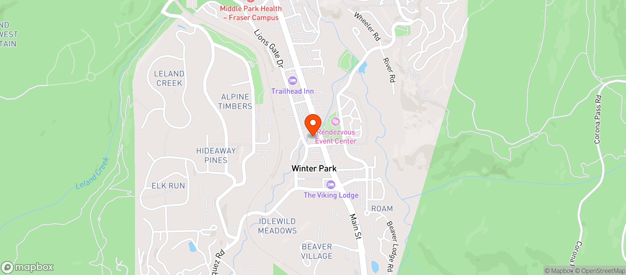 Map showing Volario's Restaurant