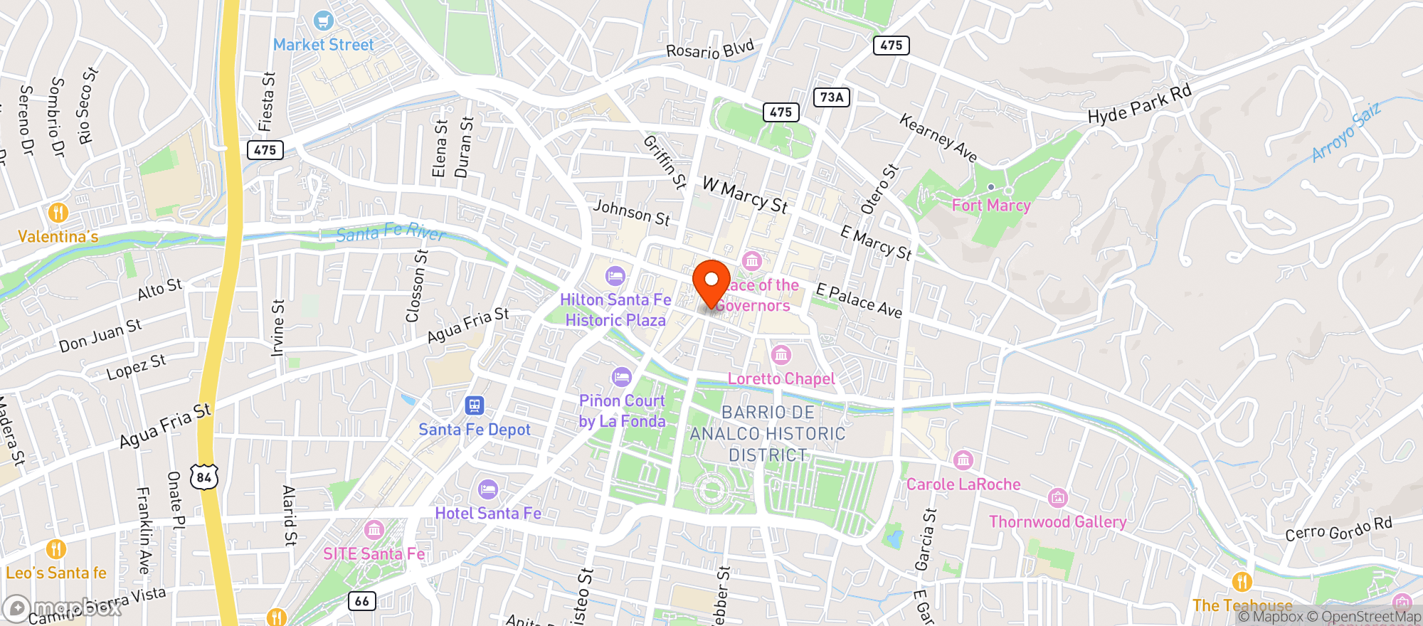 Map showing Pasquals