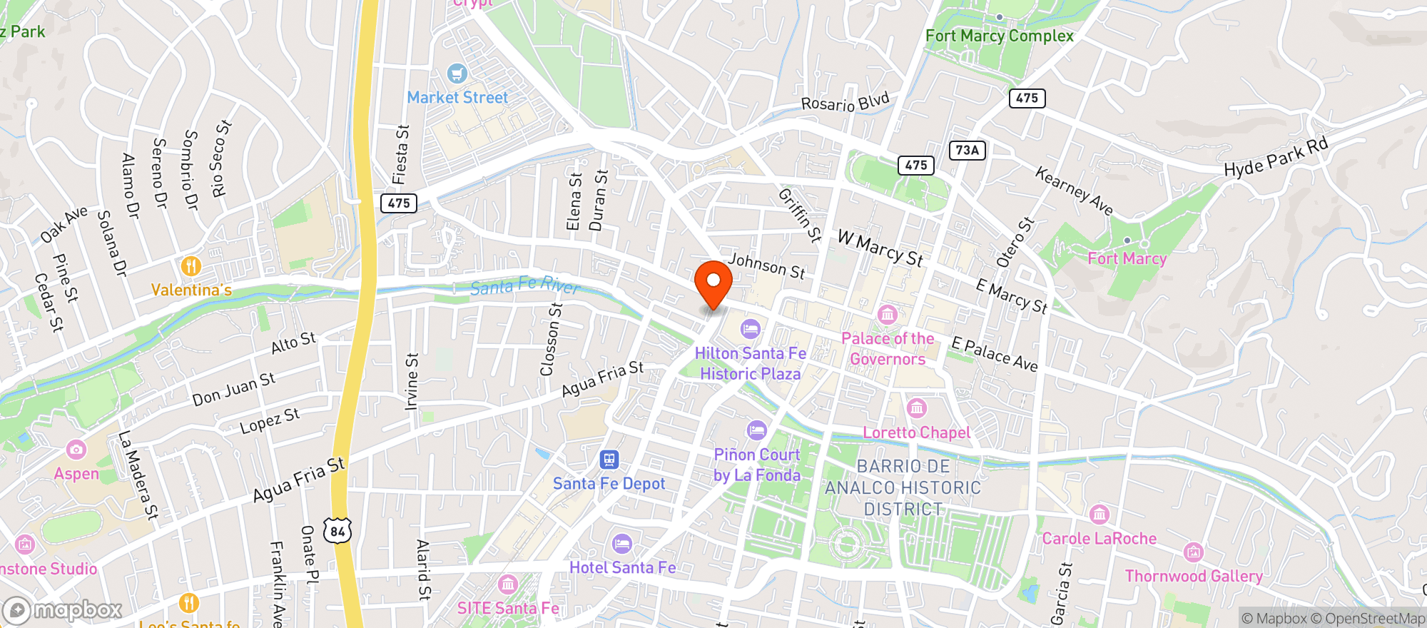 Map showing Dinner For Two W
