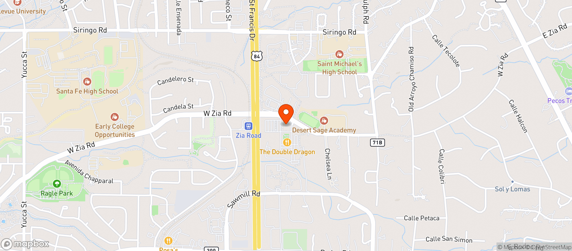 Map showing Gnc