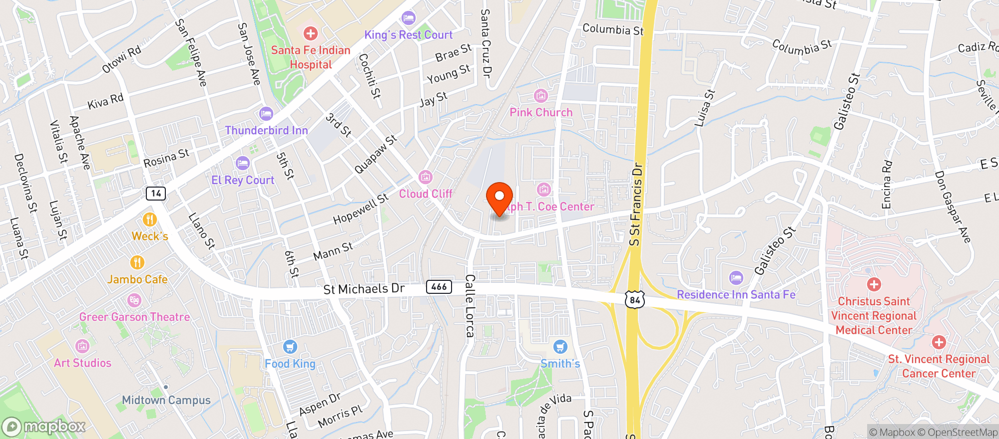 Map showing Chocolate Maven Bake&Cafe