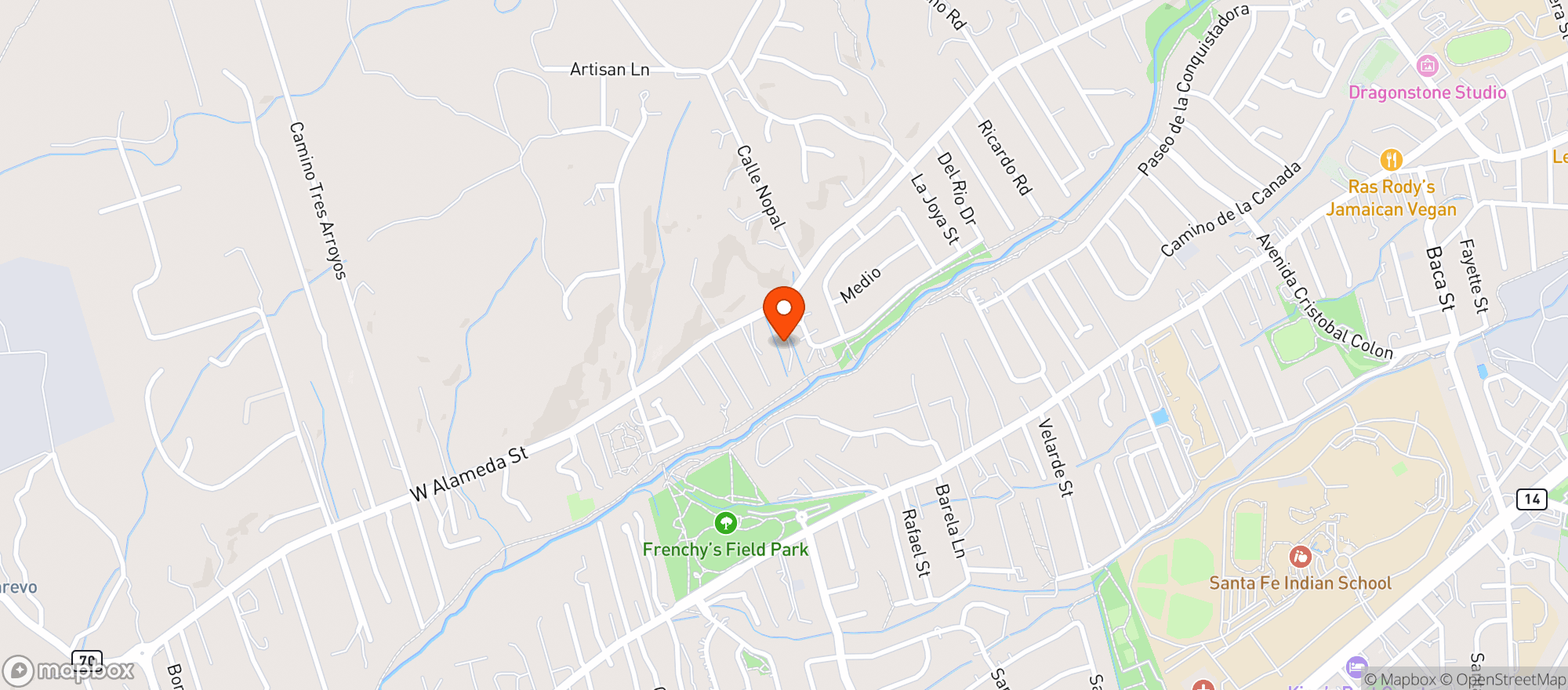 Map showing Bar None