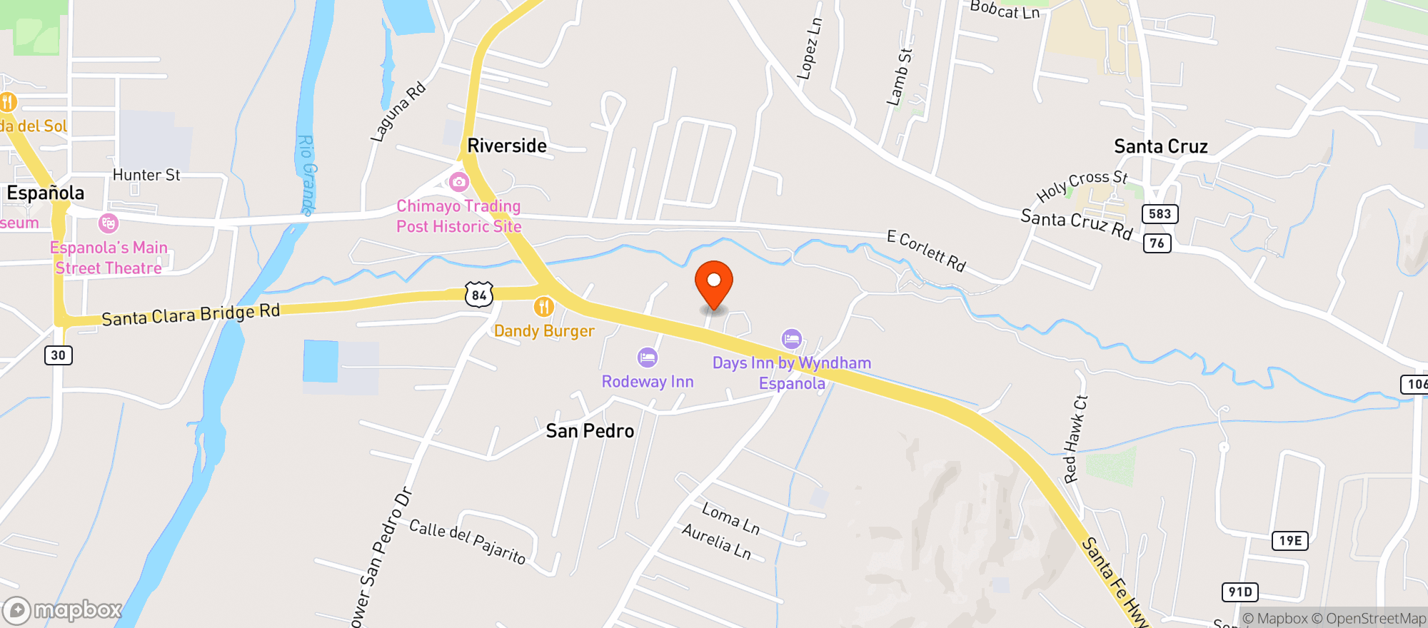 Map showing El Rey Discount Liquors