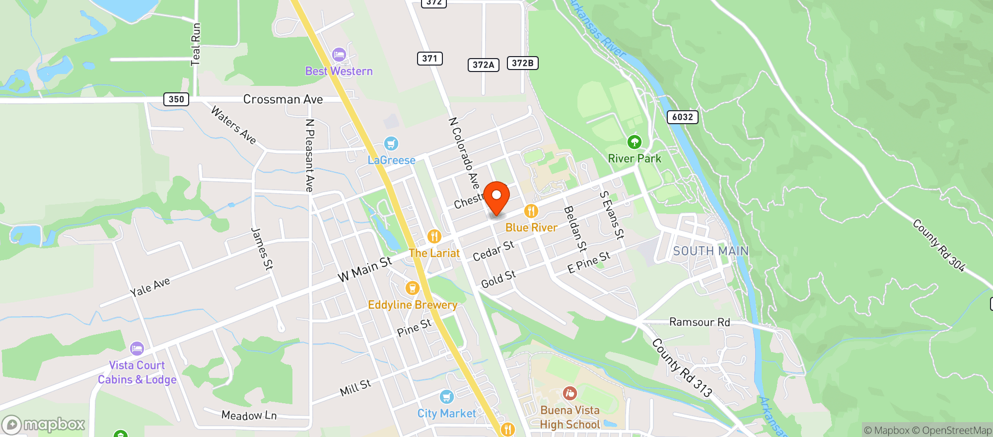 Map showing The Slammer