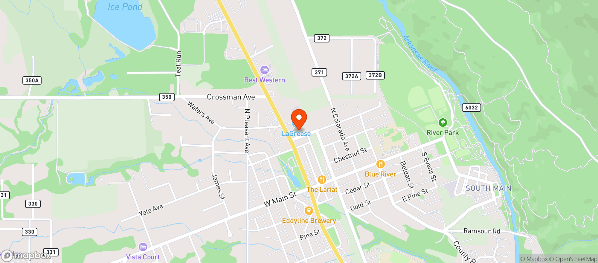 Map showing Little Daisy Liquor