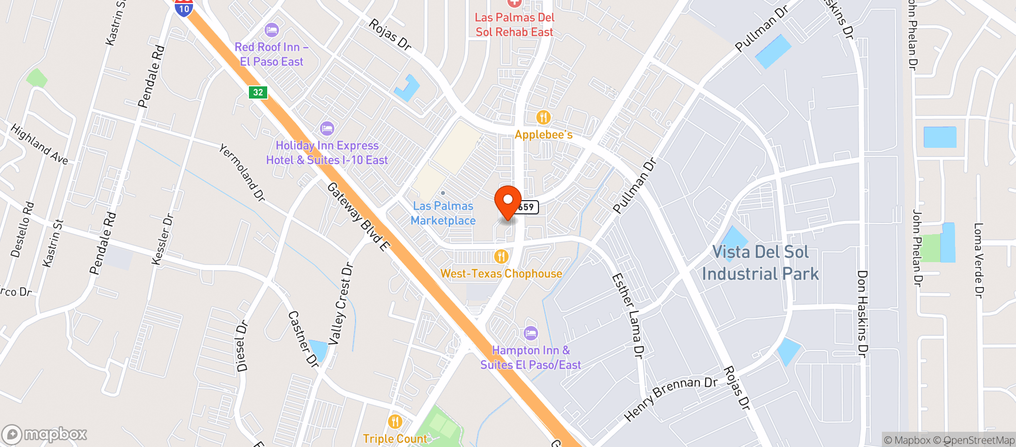 Map showing Gnc