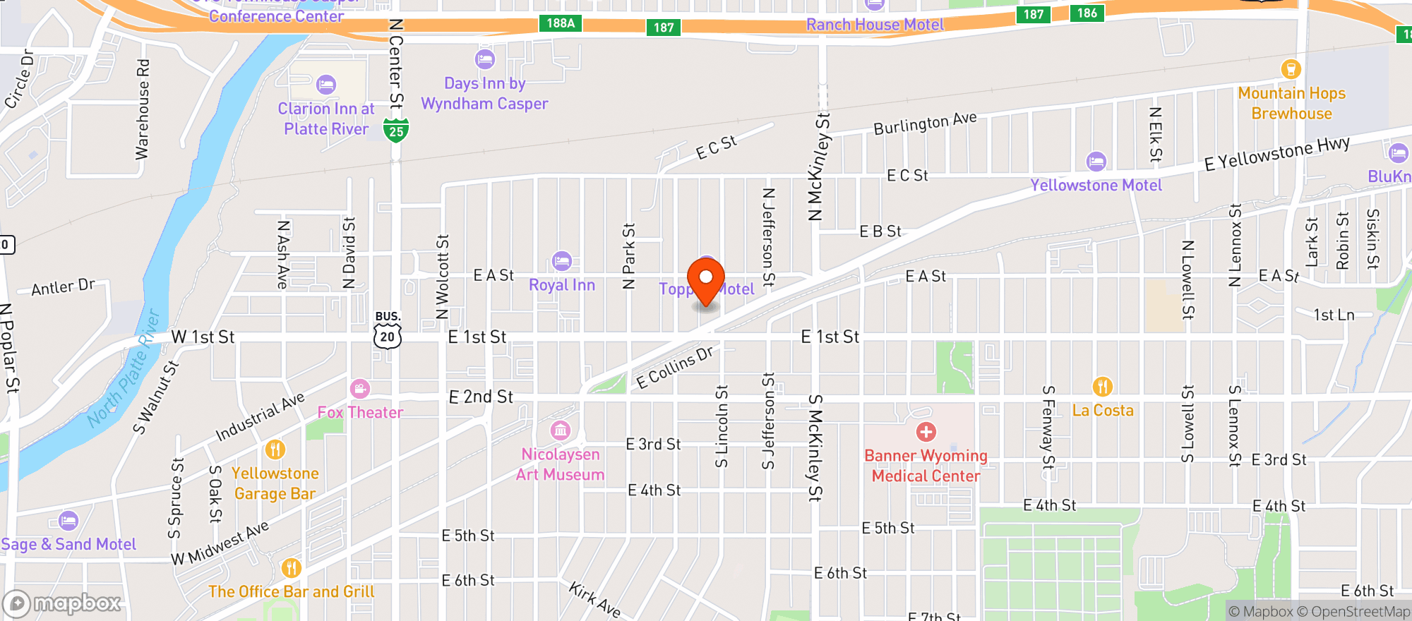 Map showing C85 Galles Liquor