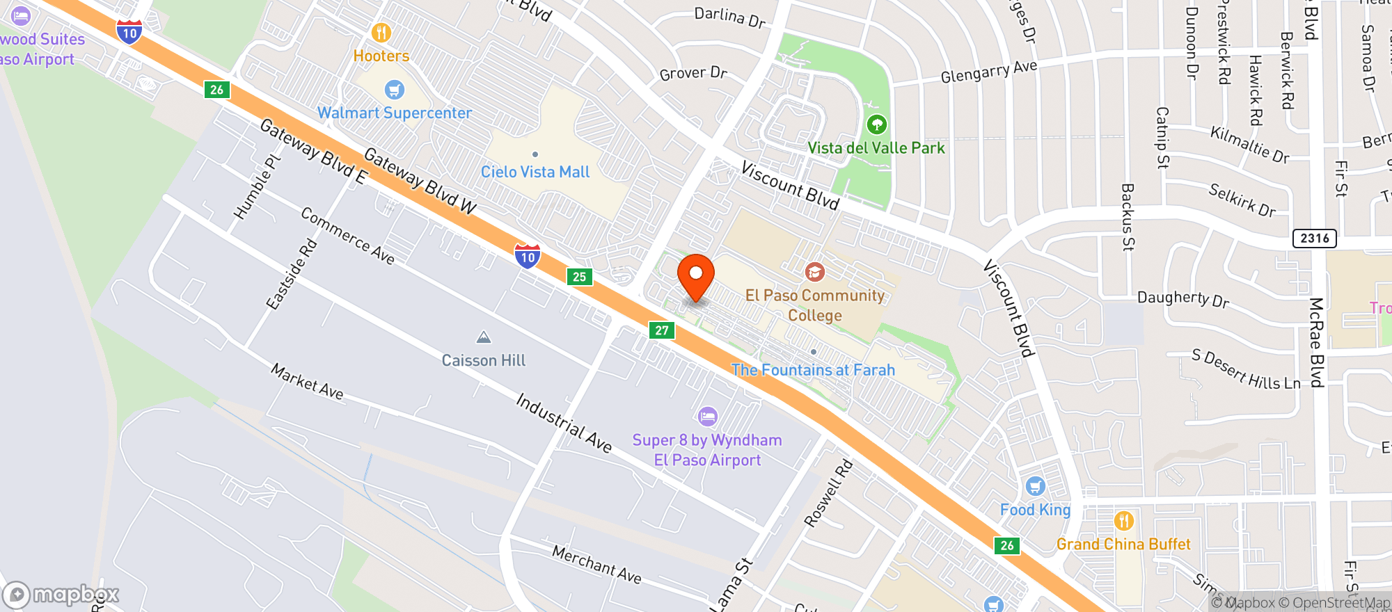 Map showing Totalwine