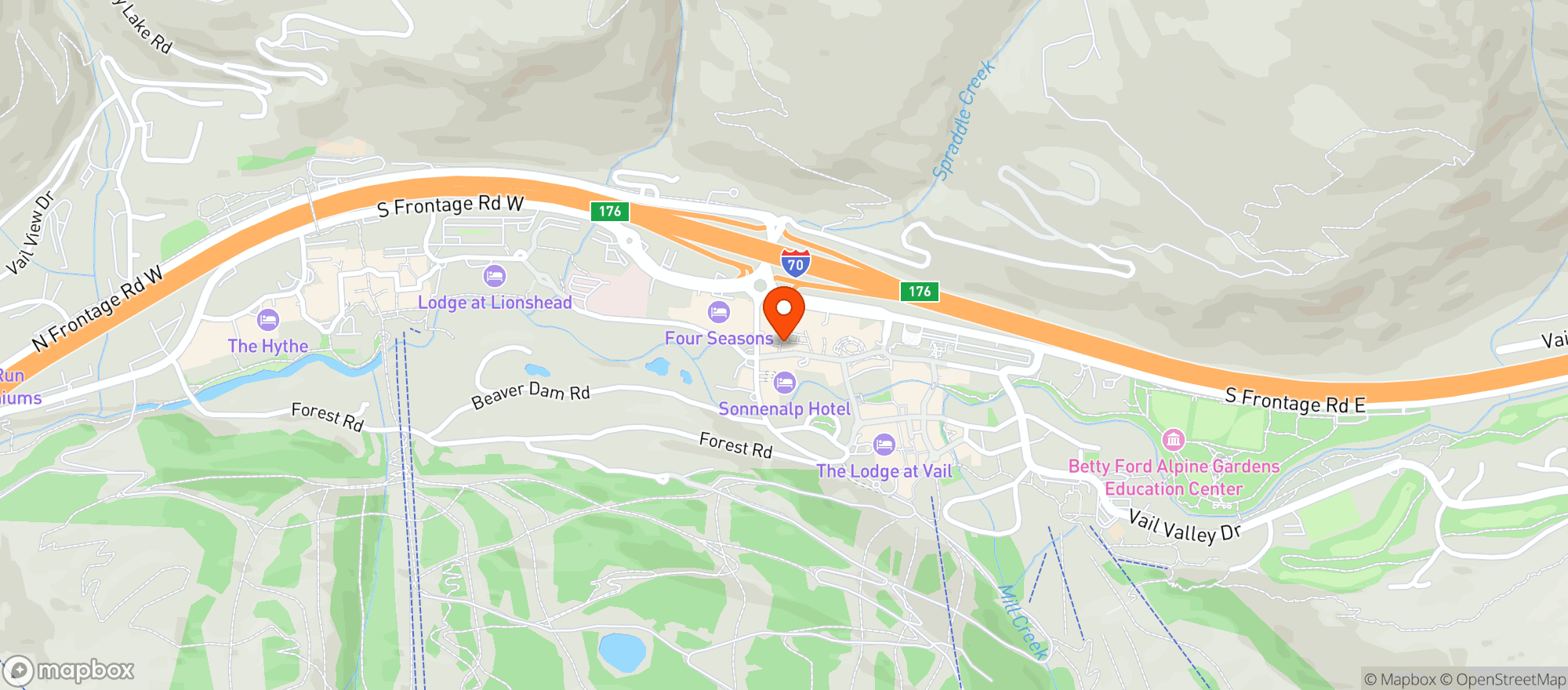Map showing La Nonna Ristorante