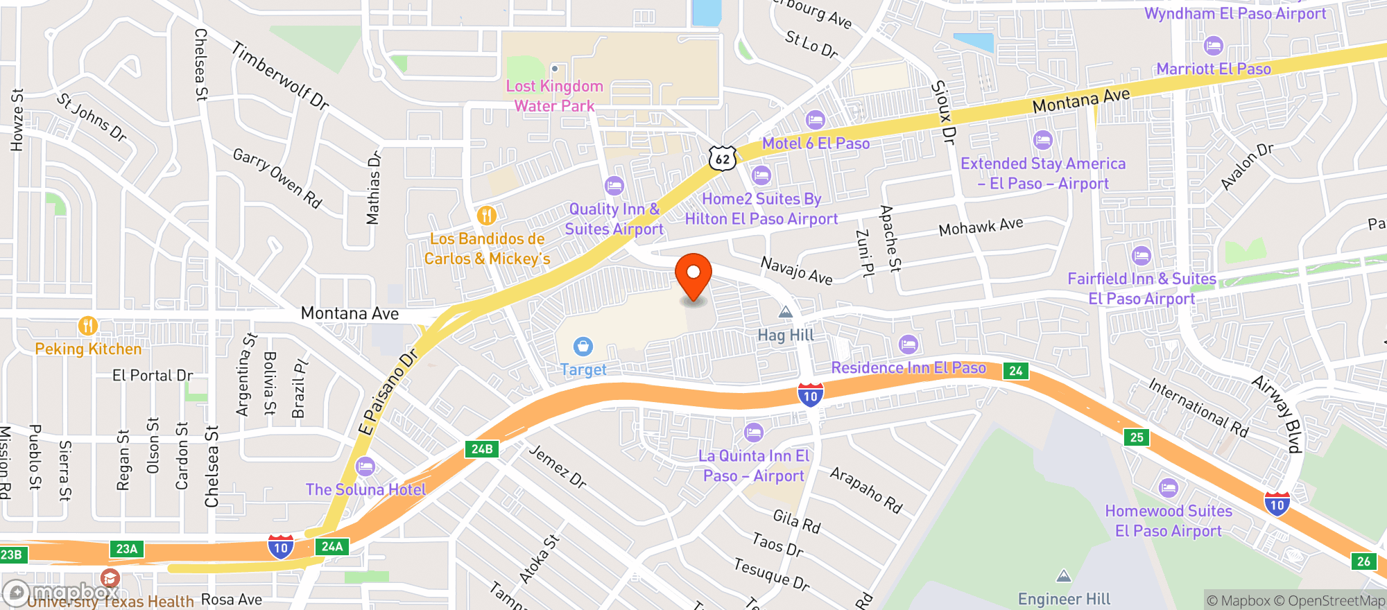 Map showing Wb Liquors #45