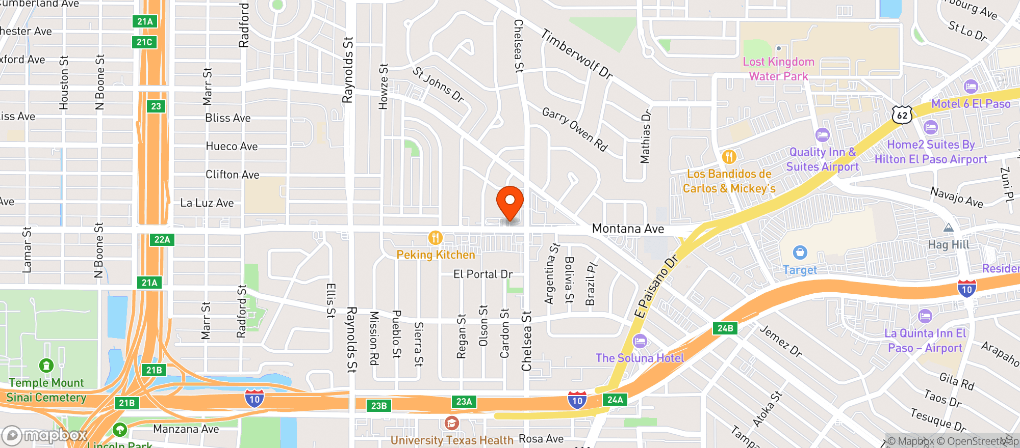 Map showing Cvs Pharmacy #10874